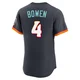 San Diego Padres ＃4 Jase Bowen Men's Authentic Obsidian 2026 City Connect Stadium Jersey