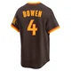 San Diego Padres ＃4 Jase Bowen Men's Brown Limited Cooperstown Collection Jersey