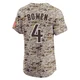 San Diego Padres ＃4 Jase Bowen Men's Camo Elite Alternate Vapor Premier Jersey