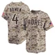 San Diego Padres ＃4 Jase Bowen Men's Camo Limited 2nd Alternate Jersey