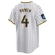 San Diego Padres ＃4 Jase Bowen Men's White Replica 2024 World Tour Seoul Series Home Jersey