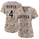 San Diego Padres ＃4 Jase Bowen Women's Camo Limited 2nd Alternate Jersey