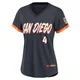 San Diego Padres ＃4 Jase Bowen Women's Limited Obsidian 2026 City Connect Stadium Jersey