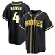 San Diego Padres ＃4 Jase Bowen Youth Black Replica Fashion Out Jersey