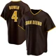 San Diego Padres ＃4 Jase Bowen Youth Brown Replica Road Jersey