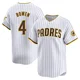 San Diego Padres ＃4 Jase Bowen Youth White Limited Home Jersey