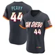 San Diego Padres ＃44 Jake Peavy Men's Authentic Obsidian 2026 City Connect Stadium Jersey