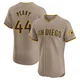 San Diego Padres ＃44 Jake Peavy Men's Brown Elite Alternate Jersey