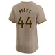 San Diego Padres ＃44 Jake Peavy Men's Brown Elite Alternate Jersey