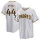San Diego Padres ＃44 Jake Peavy Men's White Replica 2024 World Tour Seoul Series Home Jersey