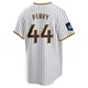 San Diego Padres ＃44 Jake Peavy Men's White Replica 2024 World Tour Seoul Series Home Jersey