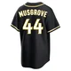 San Diego Padres ＃44 Joe Musgrove Men's Black Replica Fashion Out Jersey