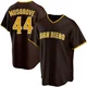 San Diego Padres ＃44 Joe Musgrove Men's Brown Replica Road Jersey