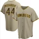 San Diego Padres ＃44 Joe Musgrove Men's Sand/Brown Replica Alternate Jersey