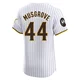San Diego Padres ＃44 Joe Musgrove Men's White Elite Home Patch Jersey