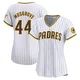 San Diego Padres ＃44 Joe Musgrove Women's White Limited Home Jersey