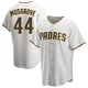 San Diego Padres ＃44 Joe Musgrove Youth White/Brown Replica Home Jersey