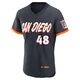 San Diego Padres ＃48 Rodolfo Duran Men's Authentic Obsidian 2026 City Connect Stadium Jersey