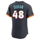 San Diego Padres ＃48 Rodolfo Duran Men's Authentic Obsidian 2026 City Connect Stadium Jersey