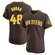 San Diego Padres ＃48 Rodolfo Duran Men's Brown Elite Road Vapor Premier Jersey