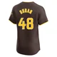 San Diego Padres ＃48 Rodolfo Duran Men's Brown Elite Road Vapor Premier Jersey