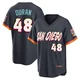 San Diego Padres ＃48 Rodolfo Duran Men's Limited Obsidian 2026 City Connect Stadium Jersey