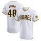 San Diego Padres ＃48 Rodolfo Duran Men's White Elite Home Jersey