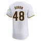 San Diego Padres ＃48 Rodolfo Duran Men's White Elite Home Jersey