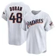 San Diego Padres ＃48 Rodolfo Duran Men's White Limited Cooperstown Collection Jersey