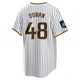 San Diego Padres ＃48 Rodolfo Duran Men's White Replica 2024 World Tour Seoul Series Home Jersey