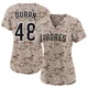 San Diego Padres ＃48 Rodolfo Duran Women's Camo Limited 2nd Alternate Jersey