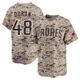 San Diego Padres ＃48 Rodolfo Duran Youth Camo Limited 2nd Alternate Jersey