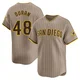 San Diego Padres ＃48 Rodolfo Duran Youth Limited Tan Alternate Jersey