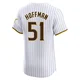 San Diego Padres ＃51 Trevor Hoffman Men's White Elite Home Jersey