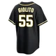 San Diego Padres ＃55 Lucas Giolito Men's Black Replica Fashion Out Jersey