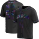 San Diego Padres ＃55 Lucas Giolito Men's Black Replica Holographic Alternate Jersey