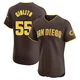 San Diego Padres ＃55 Lucas Giolito Men's Brown Elite Road Vapor Premier Jersey