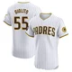 San Diego Padres ＃55 Lucas Giolito Men's White Elite Home Patch Jersey