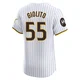 San Diego Padres ＃55 Lucas Giolito Men's White Elite Home Patch Jersey