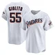 San Diego Padres ＃55 Lucas Giolito Men's White Limited Cooperstown Collection Jersey