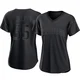 San Diego Padres ＃55 Lucas Giolito Women's Black Authentic Pitch Fashion Jersey