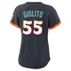 San Diego Padres ＃55 Lucas Giolito Women's Limited Obsidian 2026 City Connect Stadium Jersey