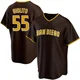 San Diego Padres ＃55 Lucas Giolito Youth Brown Replica Road Jersey