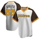San Diego Padres ＃55 Lucas Giolito Youth White Replica Home Cooperstown Collection Jersey