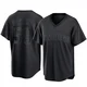 San Diego Padres ＃59 Garrett Hawkins Men's Black Replica Pitch Fashion Jersey