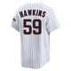 San Diego Padres ＃59 Garrett Hawkins Men's White Limited Cooperstown Collection Jersey