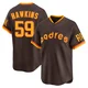 San Diego Padres ＃59 Garrett Hawkins Youth Brown Limited Cooperstown Collection Jersey