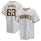 San Diego Padres ＃63 Daison Acosta Men's White Replica 2024 World Tour Seoul Series Home Jersey