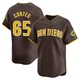 San Diego Padres ＃65 Nestor Cortes Men's Brown Limited Away Jersey
