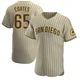 San Diego Padres ＃65 Nestor Cortes Men's Tan/Brown Authentic Alternate Jersey